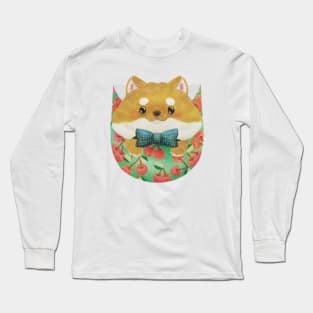 Shiba is in Your Pocket Long Sleeve T-Shirt